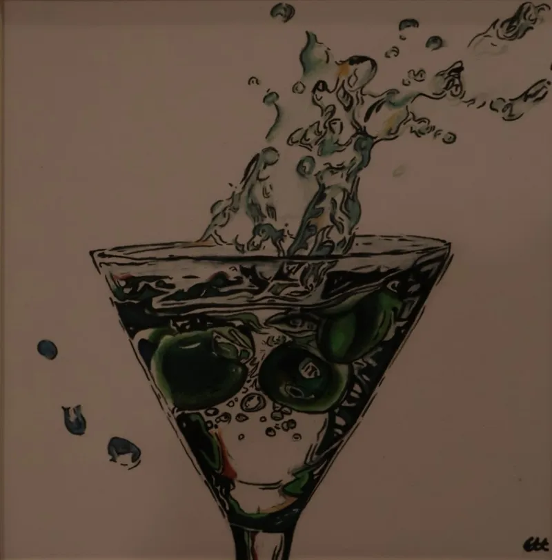 Colored Pencil Martini