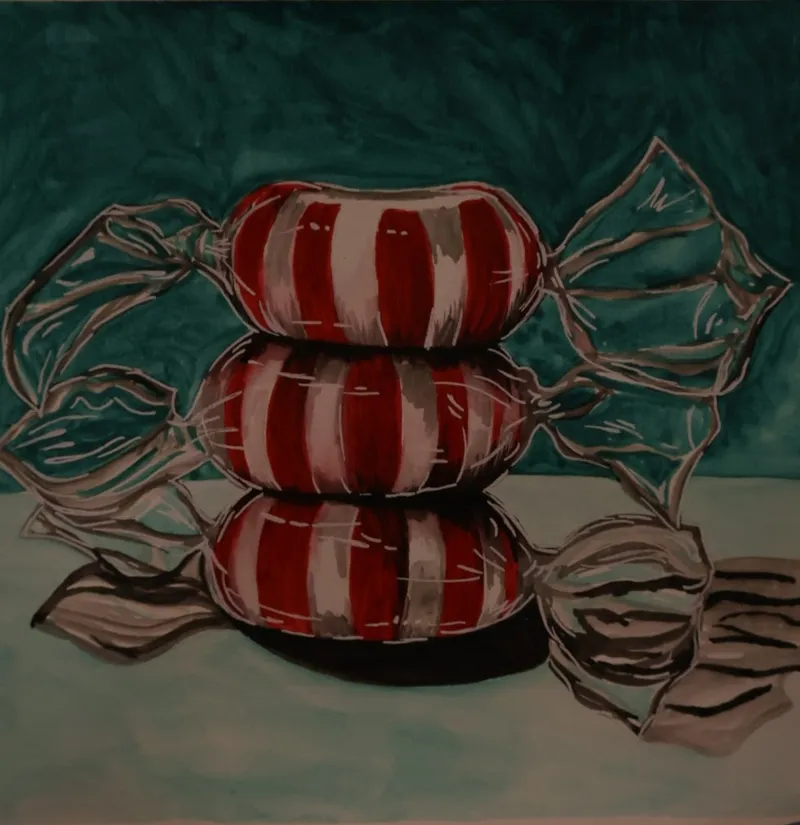 Painting of Peppermints